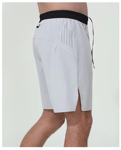 Short de course avec poche vêtements de sport 95% Polyester 5% Spandex trois points Shorts de sport Gym hommes Shorts - Product Image 6