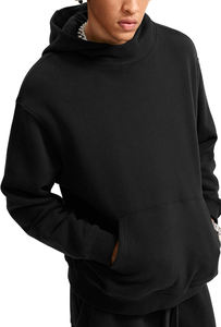 Precio al por mayor de gran tamaño suelto lavable peso pesado imprimible algodón polar Sudadera con capucha para hombres y mujeres - Product Image 3