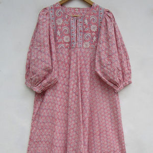 Vestidos de mujer Casual manga corta/manga larga botón abajo cuello en V vestido máximo vestidos de mujer Casual manga corta/manga larga - Product Image 1