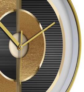 Relojes de pared, aguja de cuarzo de una sola cara, diseño moderno, funcionamiento silencioso, alimentado por batería, hierro, Metal, decoración interior para sala de estar - Product Image 3