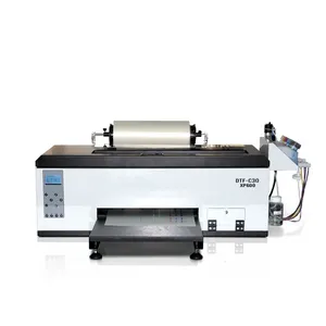 Suministro directo de fábrica 33cm A3 + hoja/rollo de transferencia de película DTF impresora C30 para impresión de camisetas DIY para iniciar una pequeña empresa