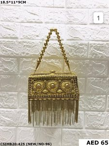 Bolsos de mano de metal hechos a mano de diseñador de noche para damas Elegantes embragues de mujer hechos a mano - Product Image 6