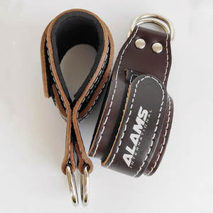 Sangles de cheville en cuir en gros, faible MOQ, accessoires de fitness pour la salle de sport, prix bas, sangles de cheville en cuir - Product Image 1