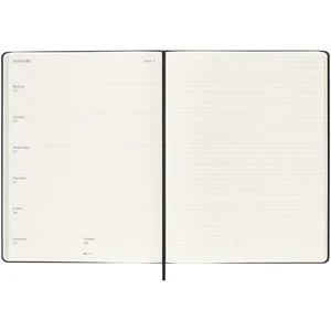 Moleskine XL Personalized <b>Weekly</b> <b>Diary</b> Customizable Merchandising Calendar - Product Image 2
