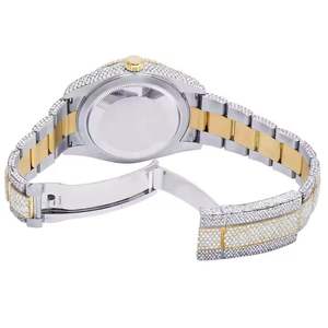 Relojes Diamond Iced Out, reloj de diamantes de lujo para hombres, reloj automático envío gratis para hombres, reloj de estilo para hombres - Product Image 4