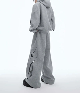 Survêtements de haute qualité en gros, ensembles de survêtements pour hommes de haute qualité, manches longues, décontractés, fermeture éclair intégrale - Product Image 2