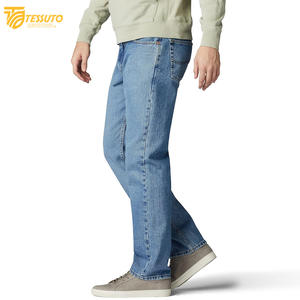 Short en jean grande taille pour hommes Baggy classique jambe droite Jeans décontractés Short Loose Fit Skinny Stretch Jorts - Product Image 1