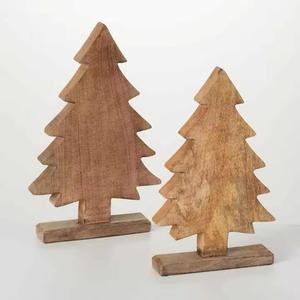 Artificial wooden Christmas <b>tree</b> portable modern design Christmas tabletop decoration <b>tree</b> handmade wooden Christmas ornament - Product Image 6