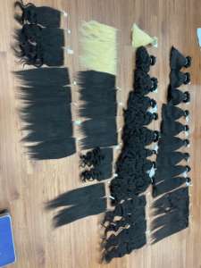 Super Bundle Deal Cabello vietnamita sin procesar Paquete de cabello crudo humano Trama Paquete de cabello liso natural Precio al por mayor - Product Image 2