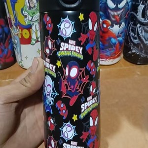 Botella de Agua Deportiva de Acero Inoxidable con Aislamiento al Vacío para Niños, Estudiantes y Escolares, Portátil para Campamento y Senderismo, Diseño de <span class=keywords><strong>Spiderman</strong></span> - Product Image 2