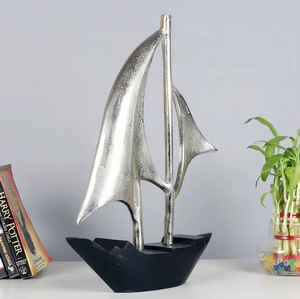 Hermosa pieza de exhibición de mesa hecha a mano con acabado de níquel para decoraciones, adornos/artículos de regalo - Product Image 6