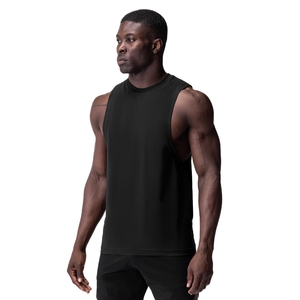 Men's <b>Slim</b> Fit Singlets Lightweight Tank Tops Quick Dry Sweat Wicking O Neck Stringers Drop Arm Gym <b>Vest</b> - Product Image 4