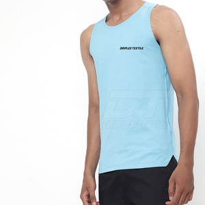 Nueva llegada Ropa de entrenamiento Camiseta sin mangas hecha a medida para hombres Ropa de gimnasio Camiseta sin mangas para hombres Camiseta sin mangas transpirable para hombres - Product Image 2