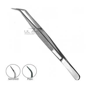 UL AMIN German Stainless Steel <b>Dental</b> Tweezers Meriam Cotton Dressing <b>Dental</b> <b>Surgical</b> <b>Instruments</b> - Product Image 1