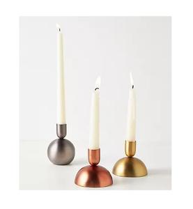 Elegante portavelas con estilo, soporte para velas en todos los metales en calidad estándar y precios razonables con personalización - Product Image 1