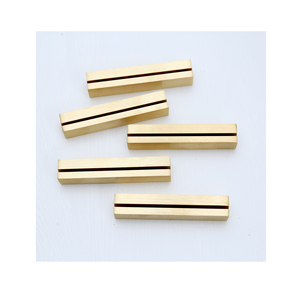 Rectangle Brass Business Card Holder Best Quality Restaurant <b>Menu</b> Card Holder Decorative Items Cheap Price - Product Image 5