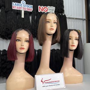 Pelucas personalizadas según los requisitos del cliente-Peluca recta de hueso 100% Extensiones de cabello humano vietnamita Precio al por mayor - Product Image 6