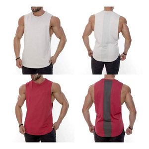 Camisetas sin mangas de algodón para hombre, camiseta sin mangas para entrenamiento, chaleco deportivo, ropa interior cómoda atlética - Product Image 3