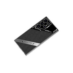 Funda Protectora de Silicona con Diseño de Fibra de Carbono para Samsung Galaxy S23 Ultra, Protección para la Cámara, Color Negro - Product Image 3