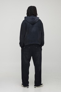 Survêtement urbain surdimensionné décontracté pour hommes, survêtement deux pièces à capuche, survêtement zippé, respirant, logo personnalisé, vente en gros, mode OEM, premium - Product Image 2