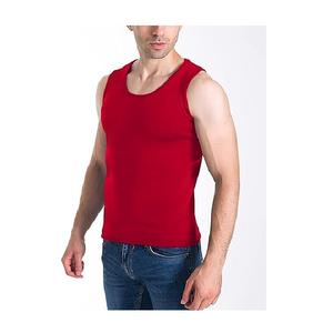 Exportation orientée surdimensionné couleur unie 100% coton débardeur à manches simples sans col rond pour hommes du Bangladesh meilleur prix - Product Image 4