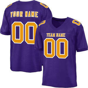 Vente en gros Logo personnalisé Concevez votre propre maillot de football américain Vente en gros de maillots de football américain personnalisés - Product Image 1