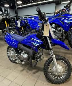 มอเตอร์ไซค์วิบากสีน้ำเงิน TTR 50 สำหรับฝึกขับขี่สำหรับเยาวชน - Product Image 1