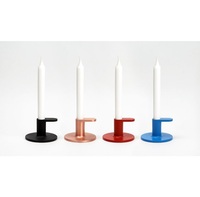 Espacioso Portavelas Azul Metálico Hecho a Mano y Ecológico - Tamaño y Color Personalizables, Marca Chaman India para Hogar, Bodas y Festividades