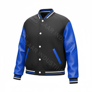 Chaquetas Universitarias Americanas Clásicas 100% Lana Invierno Servicio OEM Logotipo Frontal Pedido al por Mayor Fábrica - Product Image 4