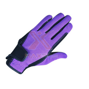 Gants d'équitation d'hiver haut de gamme en cuir, à doigts entiers, avec sangle de poignet réglable, antidérapants, unisexes pour adultes - Product Image 3