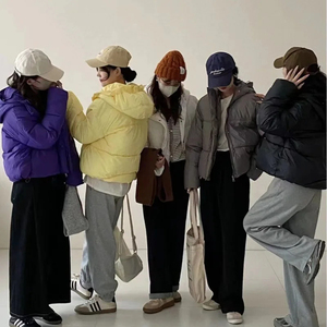 Blouson matelassé à capuche grande taille XL avec faible MOQ en tissu toile style hiver pour homme - Product Image 4