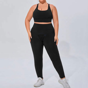 Logo personnalisé Match gratuit Vêtements de fitness Leggings pour le levage des fesses Vêtements de sport de gym Soutiens-gorge de sport sexy Ensemble de costume de yoga de sports actifs pour femmes - Product Image 2