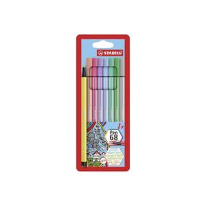 STABILO Fineliner '<b>Pen</b> 68' Case of 8 Pastel Case with 10 PU-for Writing & Correction Supplies - Product Image 1