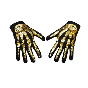 Gants d'Halloween unisexes à griffes Fantôme Opéra Longueur Rave Party Performance pour hommes et femmes Polyester/Viscose Anti-boulochage - Product Image 5