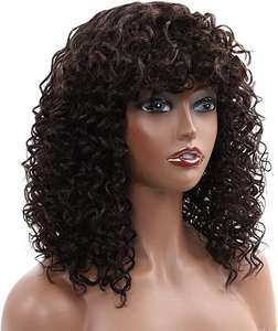 13X4 sans colle HD dentelle cheveux humains rebondissant perruque bouclée perruque de cheveux indiens bruts Double dessiné 3D lâche perruques de cheveux vierges pour les femmes noires - Product Image 4