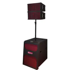 PRO 110 and PRO 118Psingle 10 inch line array speaker sound system and single18 inch subwoofer speaker sound system