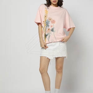 Wholesale 100% Cotton Puff Printing T Shirts for Adults Unique Style Lightweight Summer <b>Tops</b> - Product Image 1