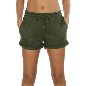 Pantalones cortos transpirables para yoga y correr para mujer, recién llegados, pantalones cortos atléticos para entrenamiento de gimnasia con bolsillos y tela ligera - Product Image 1