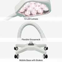 Lampe d'éclairage chirurgical LED à flexible CHLED300Y, 7 perles, haute luminosité, pour examen en clinique, hôpital, chirurgie