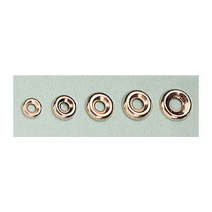 Scornici in Acciaio Nichelato Diametro 12 mm (confezione da 50) - Product Image 1