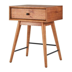 โต๊ะข้างเตียงทำจากไม้ธรรมชาติลิ้นชักข้างเตียงสำหรับเฟอร์นิเจอร์ห้องนอนและของตกแต่งจากโรงงานเวียดนาม - Product Image 3