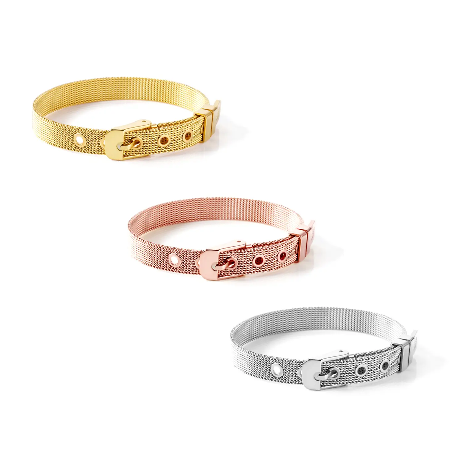 MEIZI JEWELRY Hot Sale Bracelet Electroplated Stainless Steel Watch Band Bracelet Design Ladies Bracelet Adjustable
