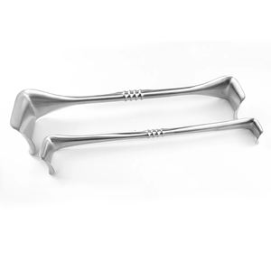 Retractor Manual Richardson con mango de bucle hueco de agarre de hoja curva de 7,62 cm para retracción de pecho o abdominal - Product Image 4