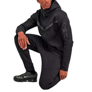 Conjunto Deportivo Casual de Dos Piezas con Estampado Otoñal, Chaqueta Cortavientos de Forro Polar 100% Poliéster, Traje Deportivo, Venta al Por Mayor Personalizada - Product Image 2