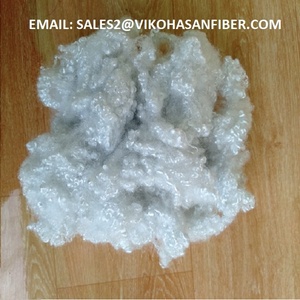 7D HCS vikohasan có thể tái chế lớp rỗng Trắng Polyester STAPLE sợi Grs Oeko Tex chứng nhận chống tĩnh siliconized nhồi - Product Image 4