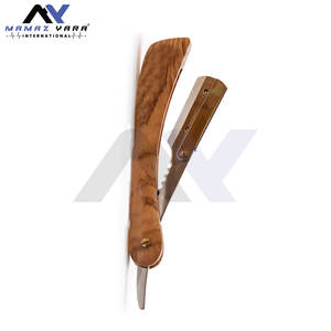 Navaja de Afeitar Profesional de Acero Inoxidable, Grado Barbero, Afeitado Clásico Manual en Húmedo, Mango para Uso en Casa o Salón - Product Image 2