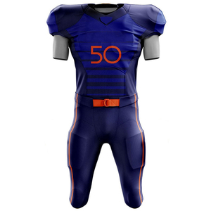 Vente en gros de maillots de football américain respirants à manches courtes de haute qualité, service OEM avec design personnalisable - Product Image 2