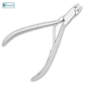 6flowers Professional Stainless Steel Durable Cuticle Nippers Box Joint Manual <b>Nail</b> <b>Tool</b> for DIY Manicure - Product Image 1
