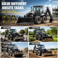 Chargeuse-pelleteuse haute performance pour l'excavation, le chargement et la manutention de matériaux |   Chargeur hydraulique avec moteur et pompe |   Certifié CE