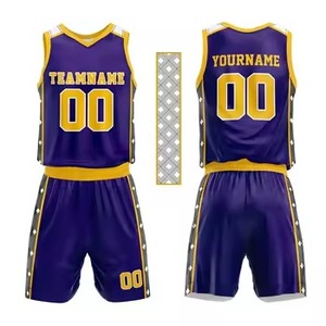 Jersey Rosa uniforme ropa camiseta 3Xl fiebre Vintage tiro camisa secado rápido personalizado Kit poliéster conjunto ropa de baloncesto - Product Image 1